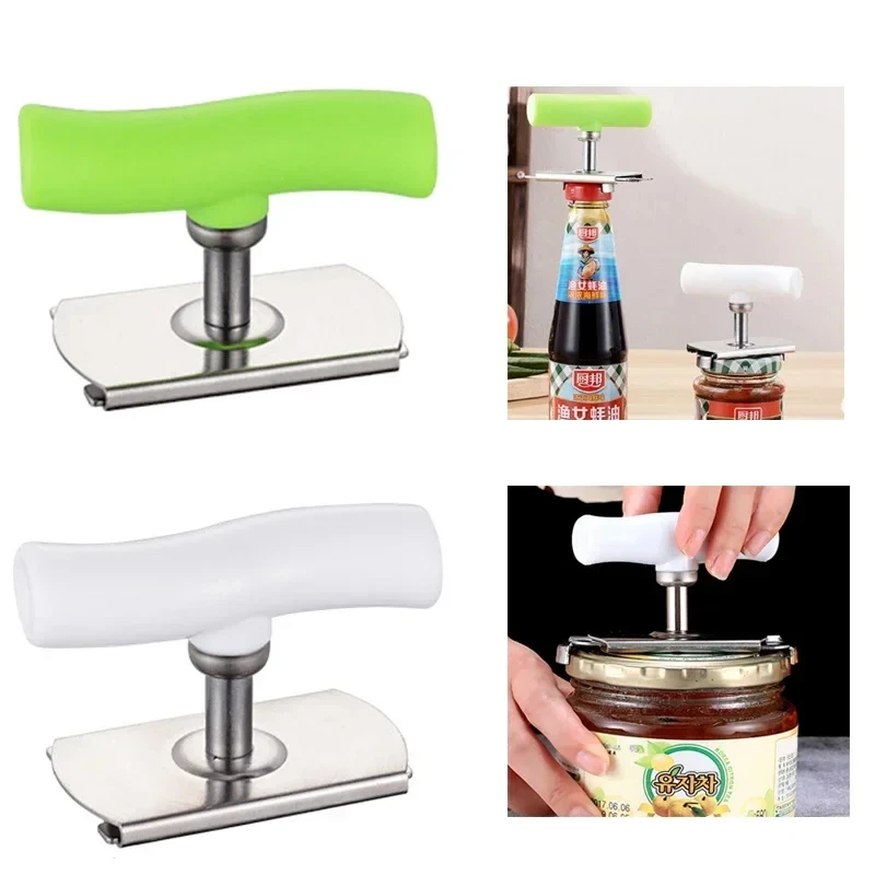 Kitchen Gadgets Jar Openers - Multifunctionele flesdopopener Roestvrij staal Verstelbare deksels