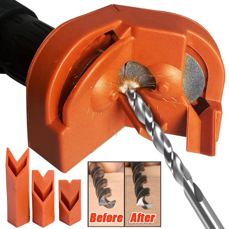Knife Sharpener - Multifunctionele boorbitslijpmachine, elektrische impactboormachineslijpmachine, wegwerpbaar dubbelzijdig