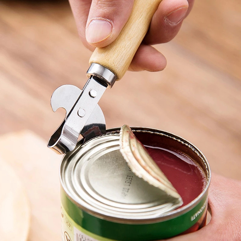 Kitchen Gadgets Jar Openers - Easy Grip Premium blikopener met houten
