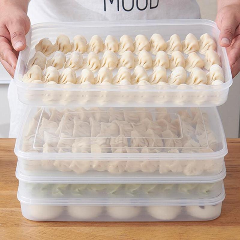 Kitchen Gadgets Organizer - Transparante keukenopbergdoos, koelkastorganizer, voedselveilige plastic containers,