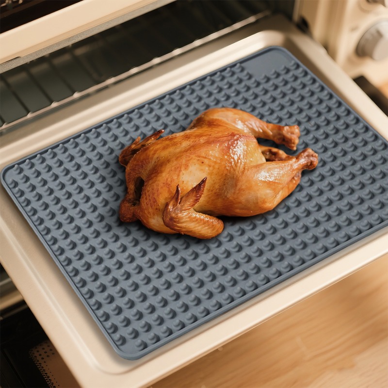 Kitchen Gadgets Organizer - Hittebestendige magnetronbeschermingsmat, oliebestendige ovenmat, keukenopbergisolatie siliconenmat