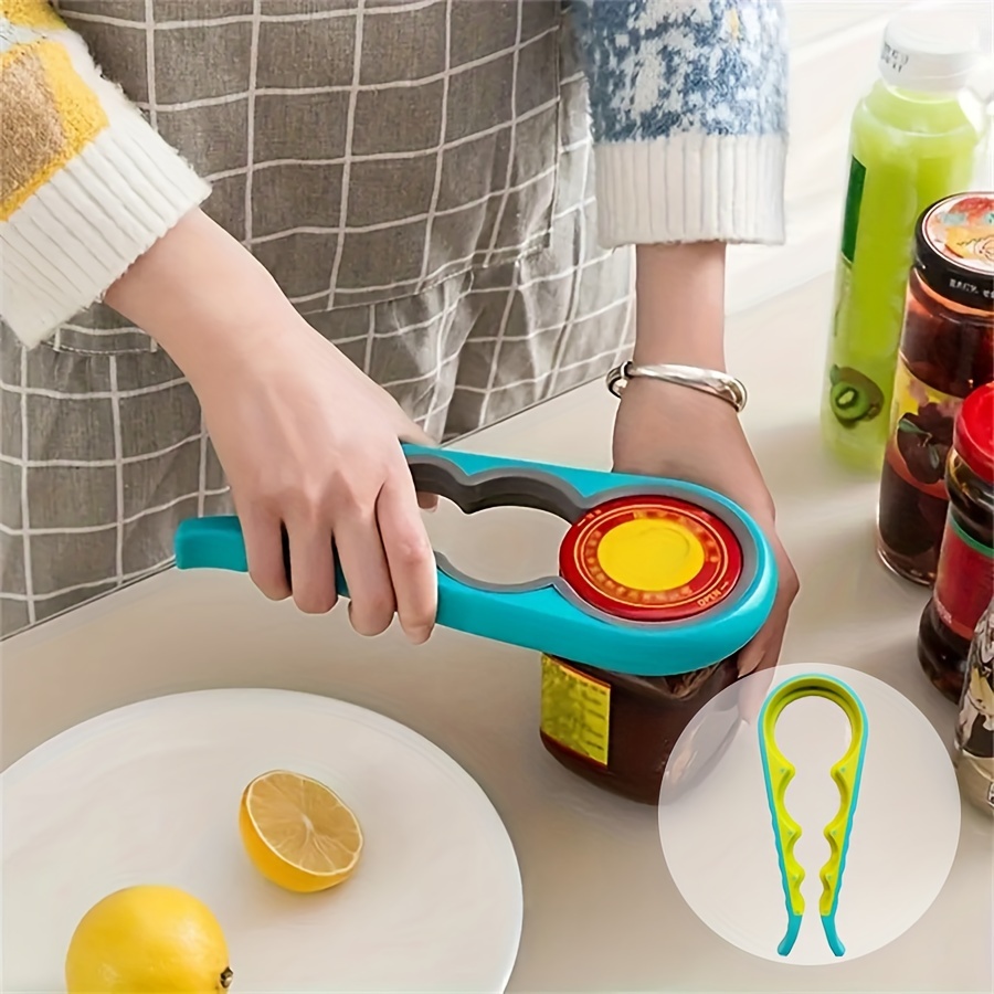 Kitchen Gadgets Jar Openers - Dekselopener 4-in-1 Handige Schroefdop-pottenopener Multifunctionele blikopener