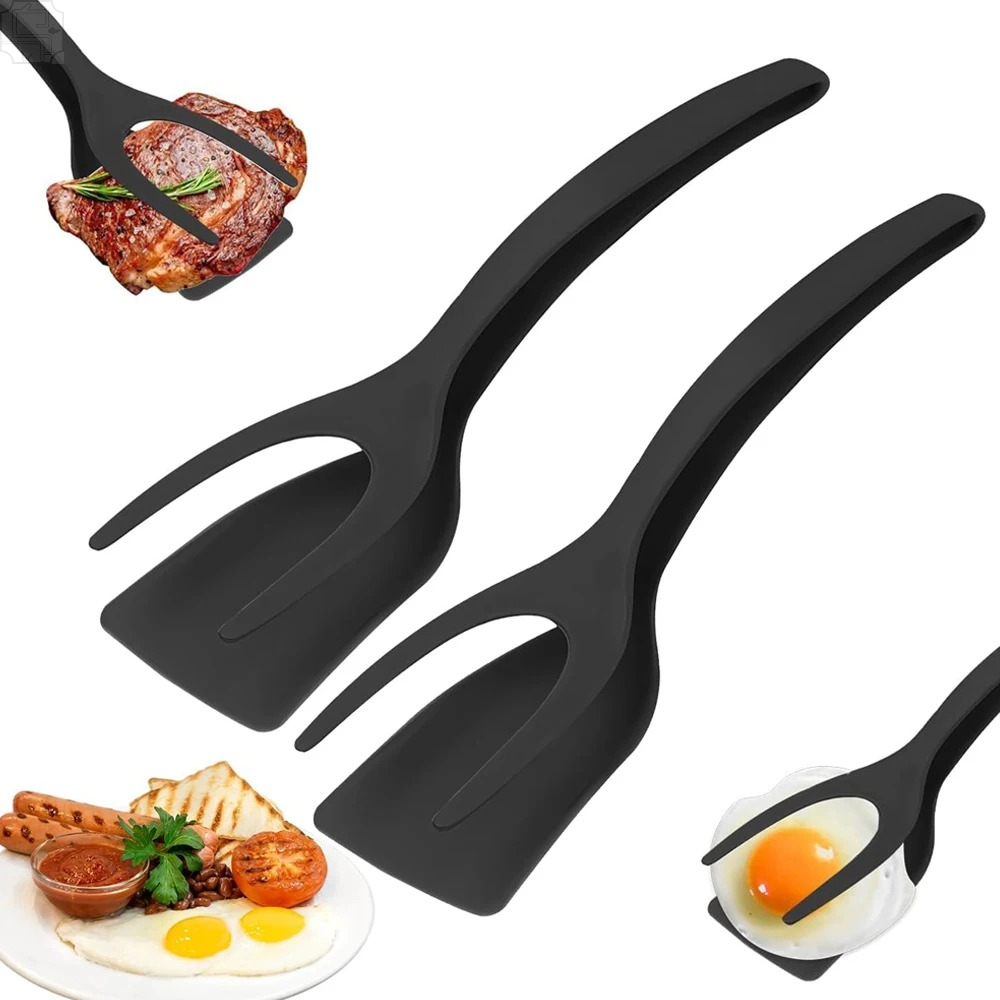 Kitchen Gadgets Under 100 - 2-in-1 Flip Spatula Tang Nylon Anti-aanbak