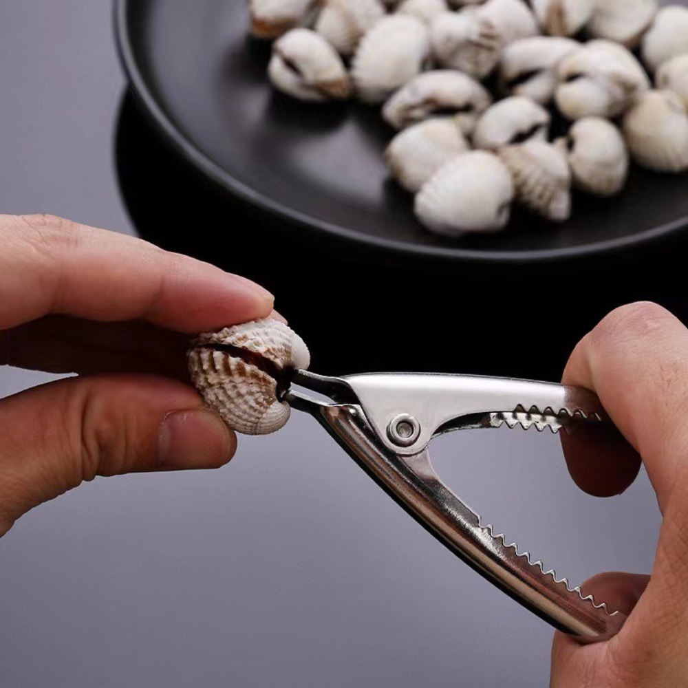 Kitchen Gadgets Names - Nieuwe creatieve oesteropeningsklem Roestvrij roestvrijstalen krabopener