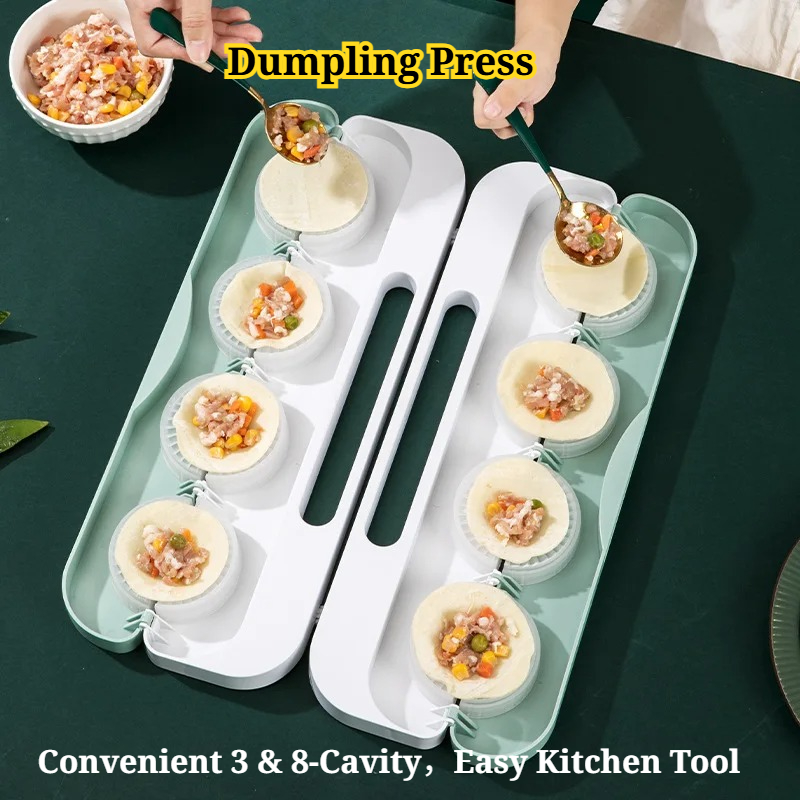 Kitchen Gadgets Save Time - Dumplingpers Handig 3 & 8-delige voedselveilige
