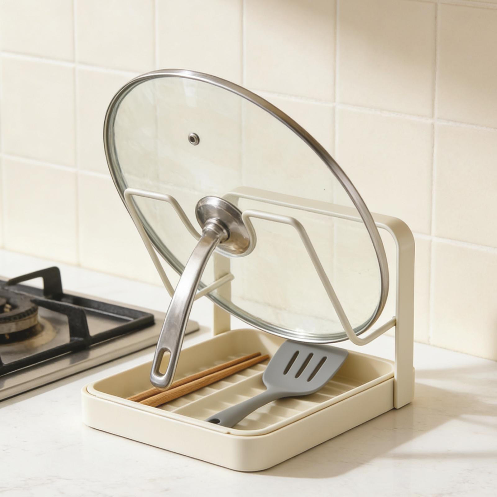 Kitchen Gadgets Under 100 - Pot Deksel Organisator Antislip Keuken Opbergstandaard