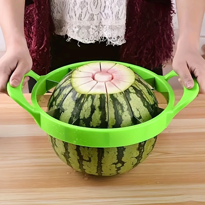 Watermelon Slicer Cutter - Roestvrijstalen fruitsnijder, huishoudelijke watermeloensnijder, grote honingdauwmeloen