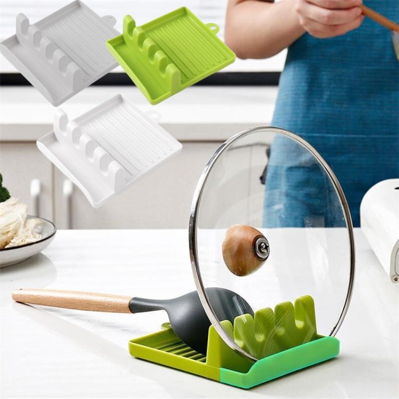 Kitchen Gadgets Under 100 - Nieuwe Groene Pot Deksel Rack Stand