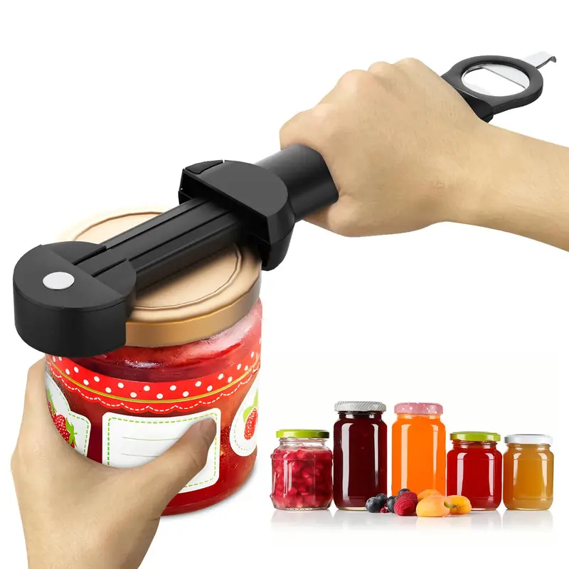 Kitchen Gadgets Jar Openers - Multifunctionele verstelbare flesopener van roestvrij staal,