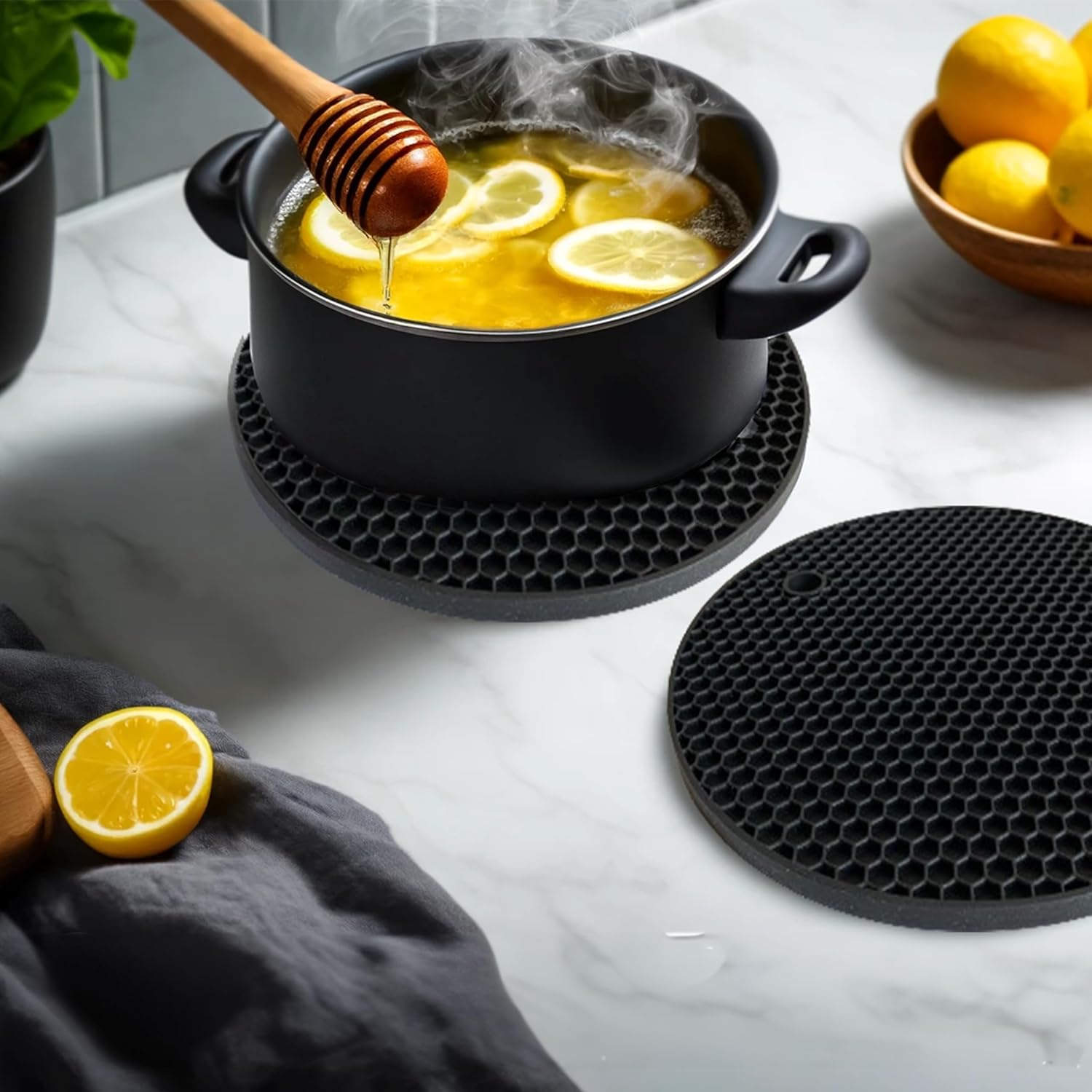 Kitchen Gadgets Jar Openers - Siliconen Treefmatten Hittebestendige Pothouders, Multifunctionele Antislip
