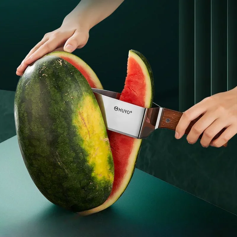 Watermelon Slicer Cutter - Verdikking roestvrijstalen driehoek watermeloensnijder keuken kavelmes