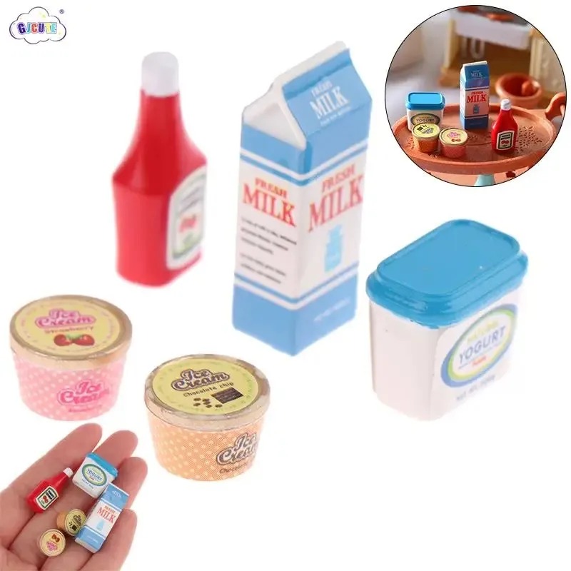 Kitchen Gadgets Best - 5 stks/set 1:12 Poppenhuis Tomatensaus Iced
