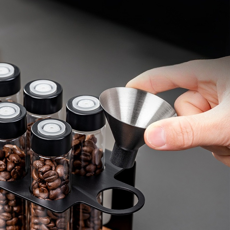 JUSTINLAU Glazen koffiebonenop - Kitchen Gadgets Organizer recensie en prijs