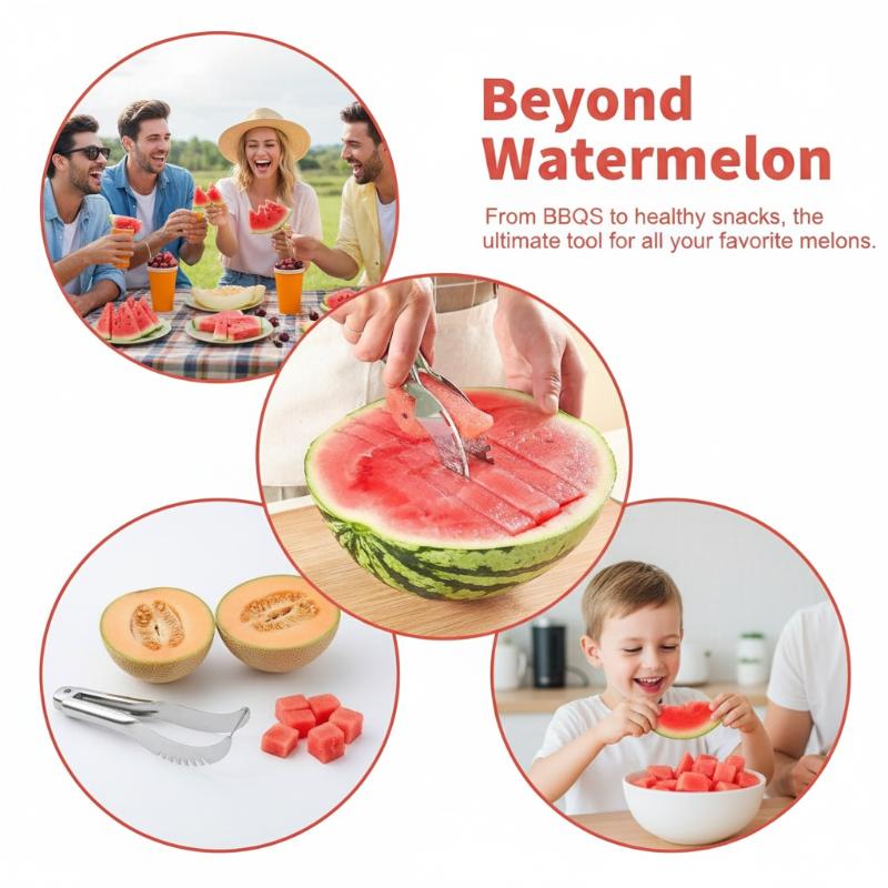 Roestvrijstalen windmolen wate - Watermelon Slicer Cutter recensie en prijs