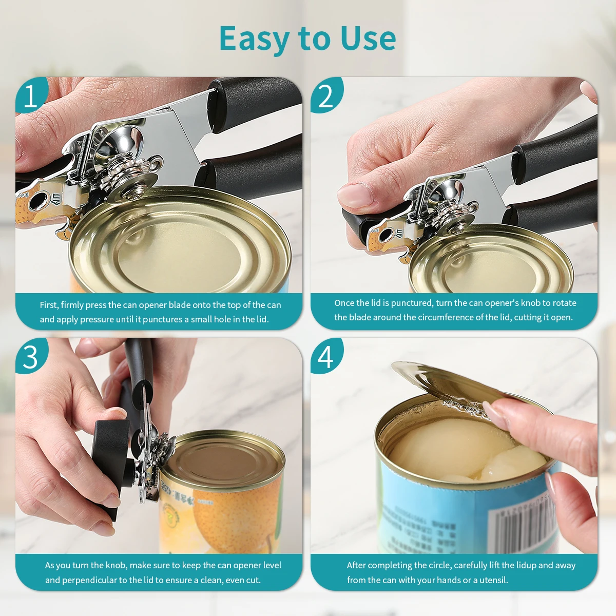 Handmatige blikopener Roestvri - Kitchen Gadgets Jar Openers recensie en prijs