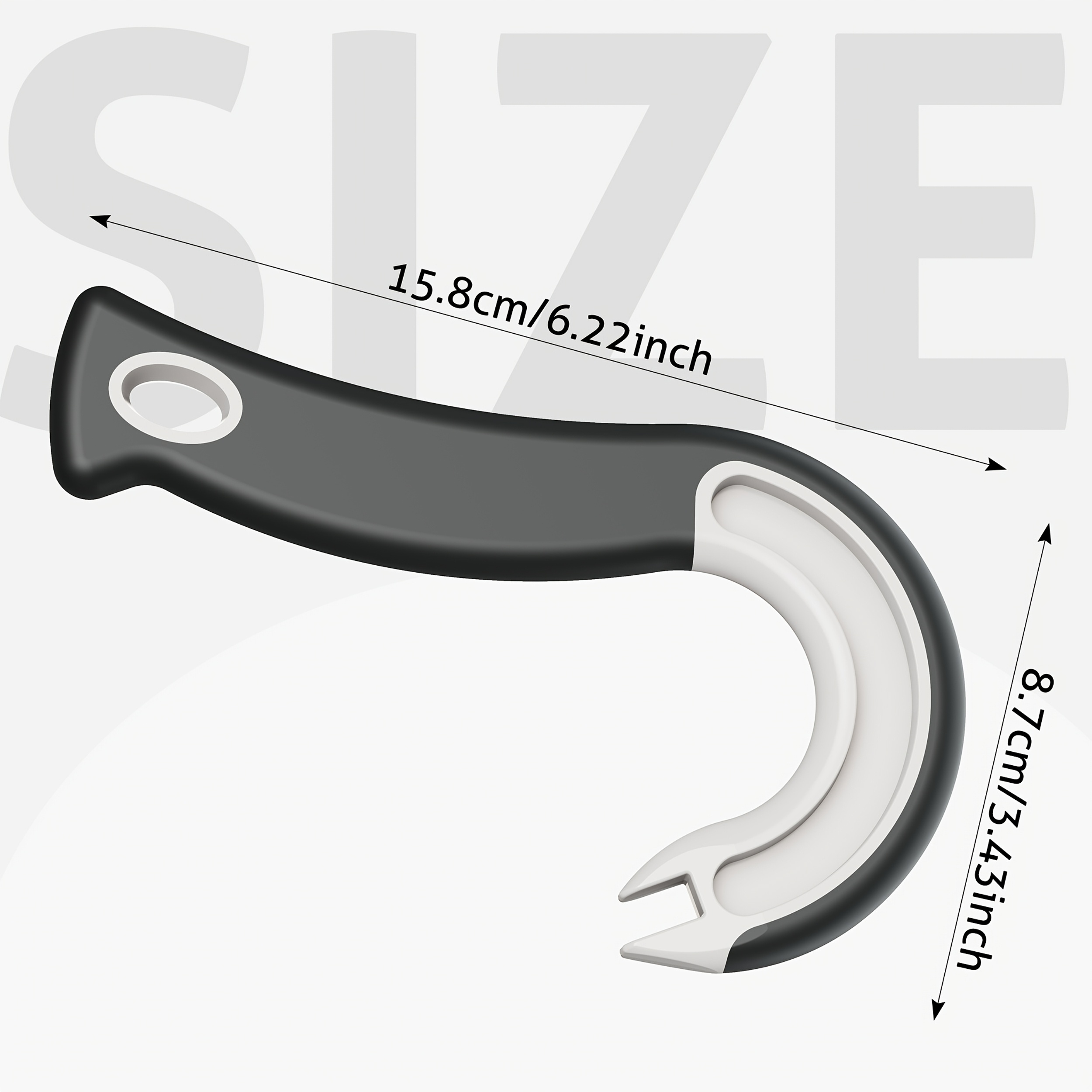 Nieuwe gebogen ergonomische bl - Kitchen Gadgets Best recensie en prijs