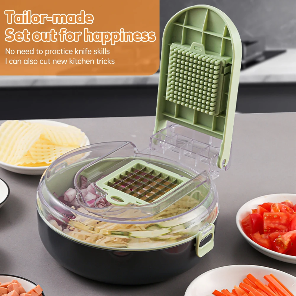 Groente Chopper met Container  - Kitchen Gadgets Save Time recensie en prijs