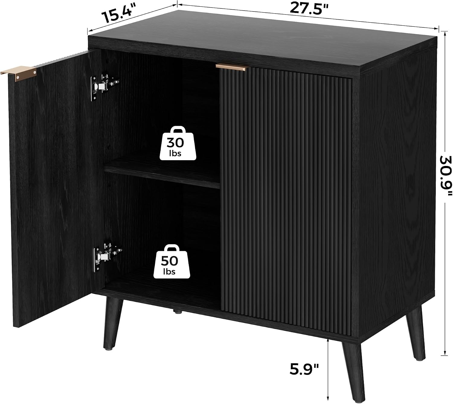 Gecanneleerde buffetkast met o - Kitchen Gadgets Organizer recensie en prijs