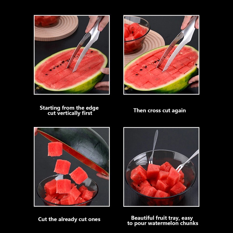 Huishoudelijk watermeloenblokj - Watermelon Slicer Cutter recensie en prijs