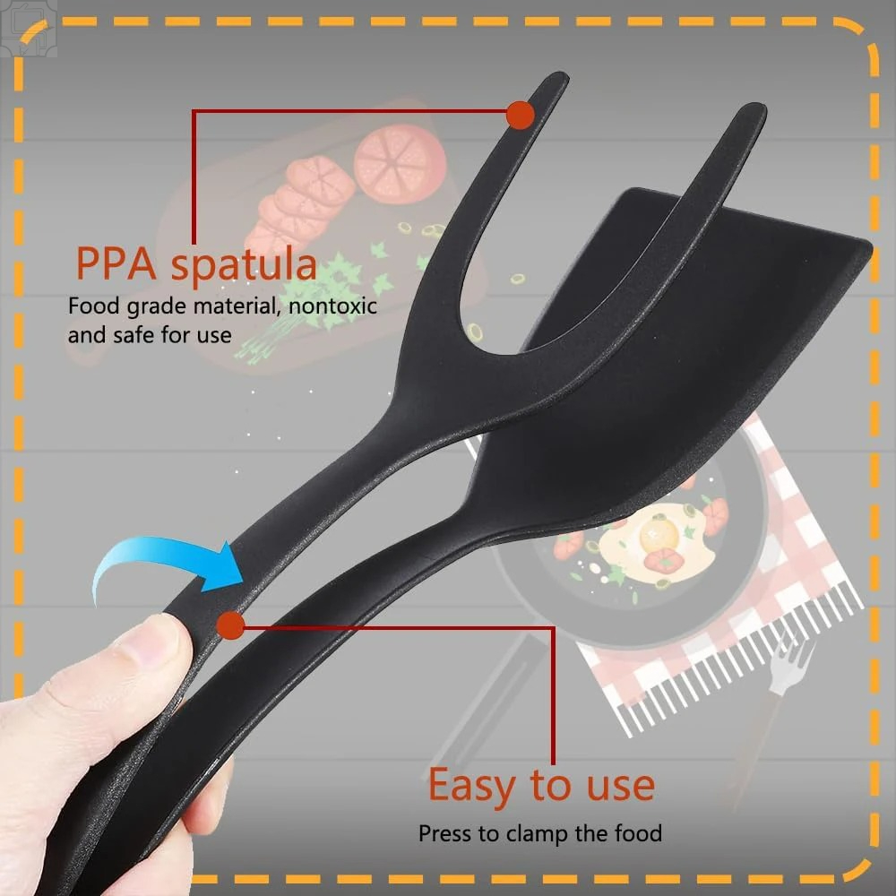 2-in-1 Flip Spatula Tang Nylon - Kitchen Gadgets Under 100 recensie en prijs