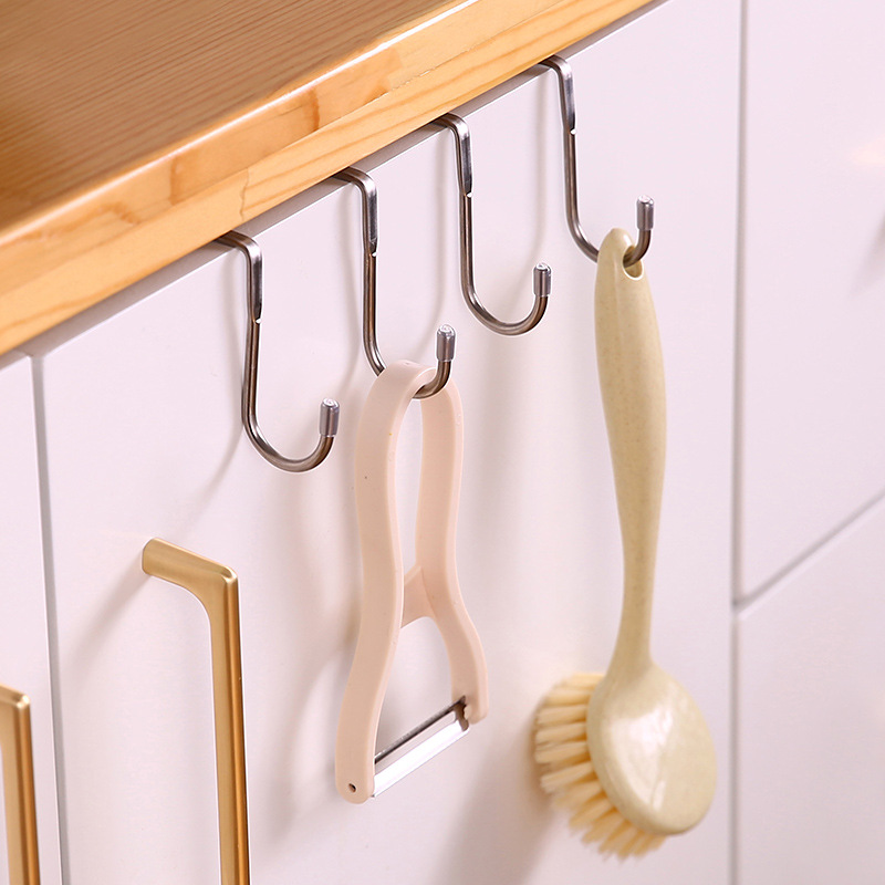 5 PC 304 Rvs Haak Gratis Ponse - Kitchen Gadgets Organizer recensie en prijs