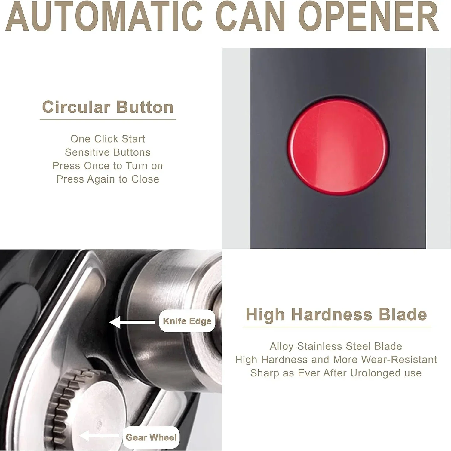 Elektrische Blikopener One Tou - Kitchen Gadgets Jar Openers recensie en prijs