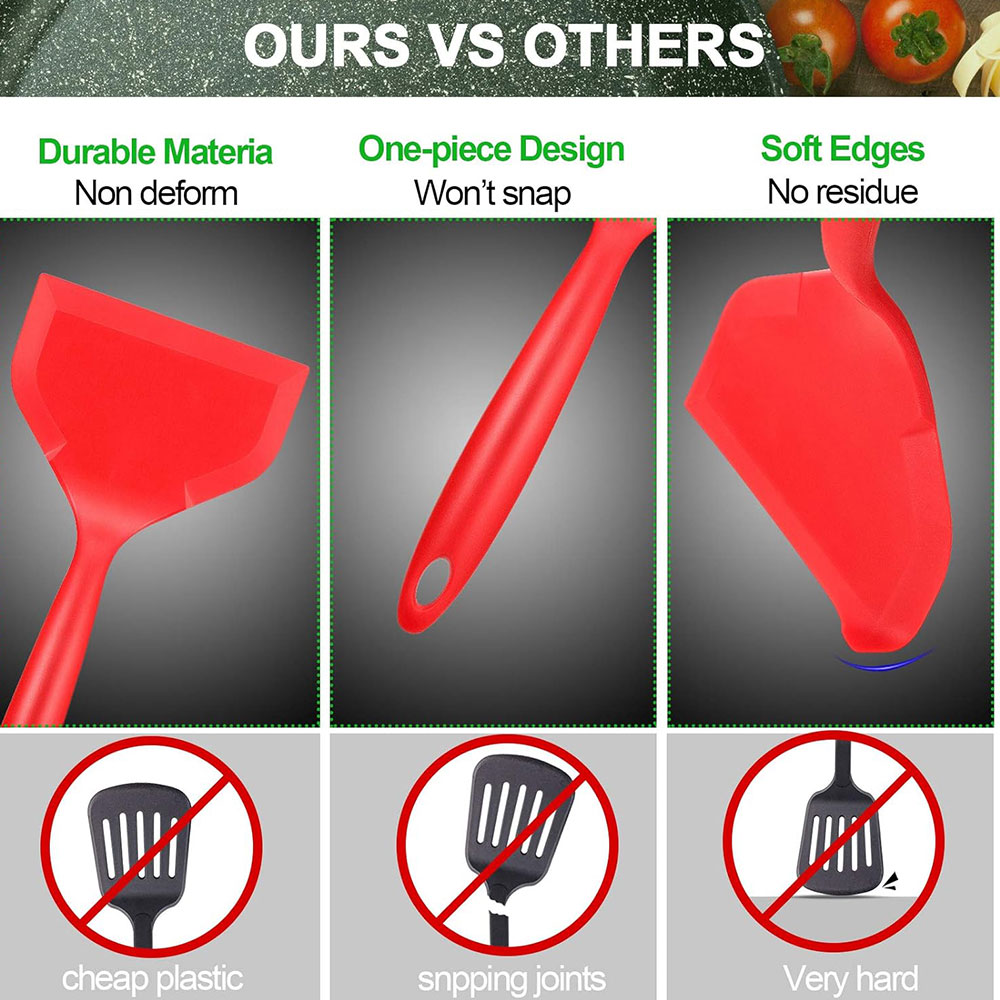 Rood BK Non-stick Siliconen Tu - Kitchen Gadgets Under 100 recensie en prijs