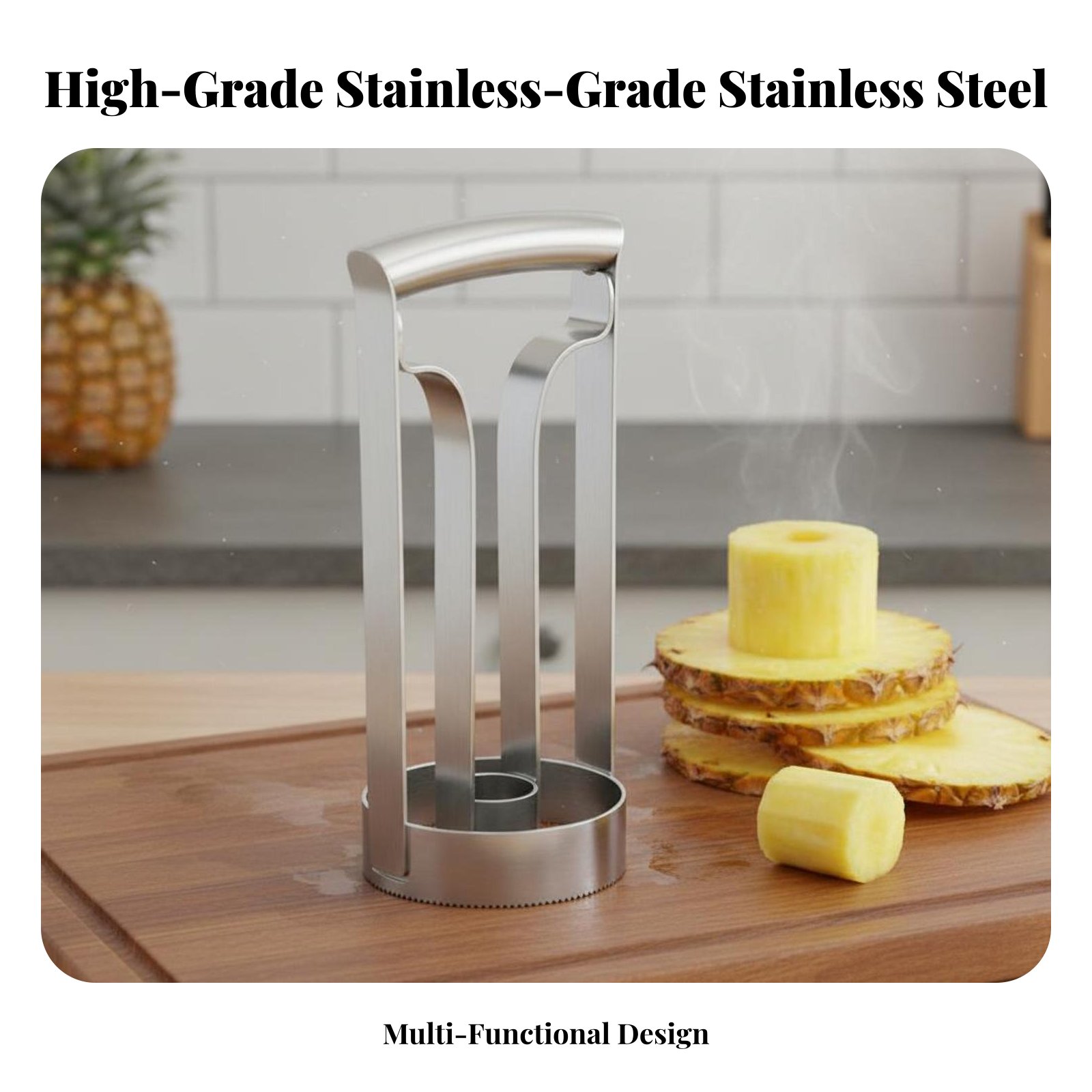 Ananassnijder van roestvrij st - Kitchen Gadgets Save Time recensie en prijs