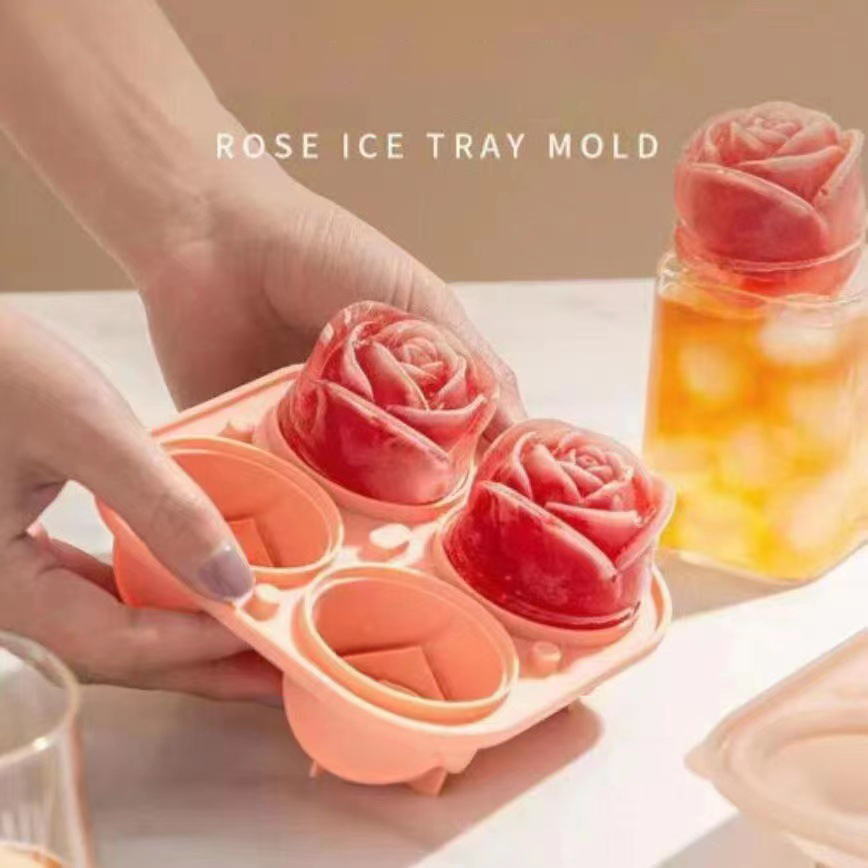 3D roosvormige siliconen ijsvo - Kitchen Gadgets Best recensie en prijs