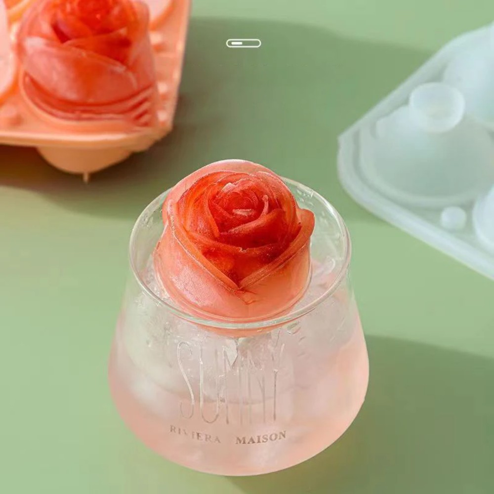 3D roosvormige siliconen ijsvo - Kitchen Gadgets Best recensie en prijs