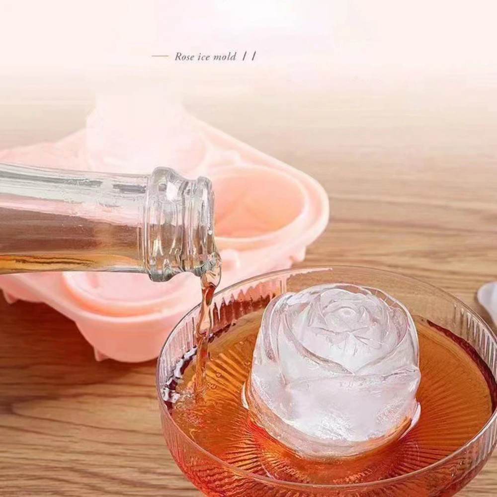 3D roosvormige siliconen ijsvo - Kitchen Gadgets Best recensie en prijs
