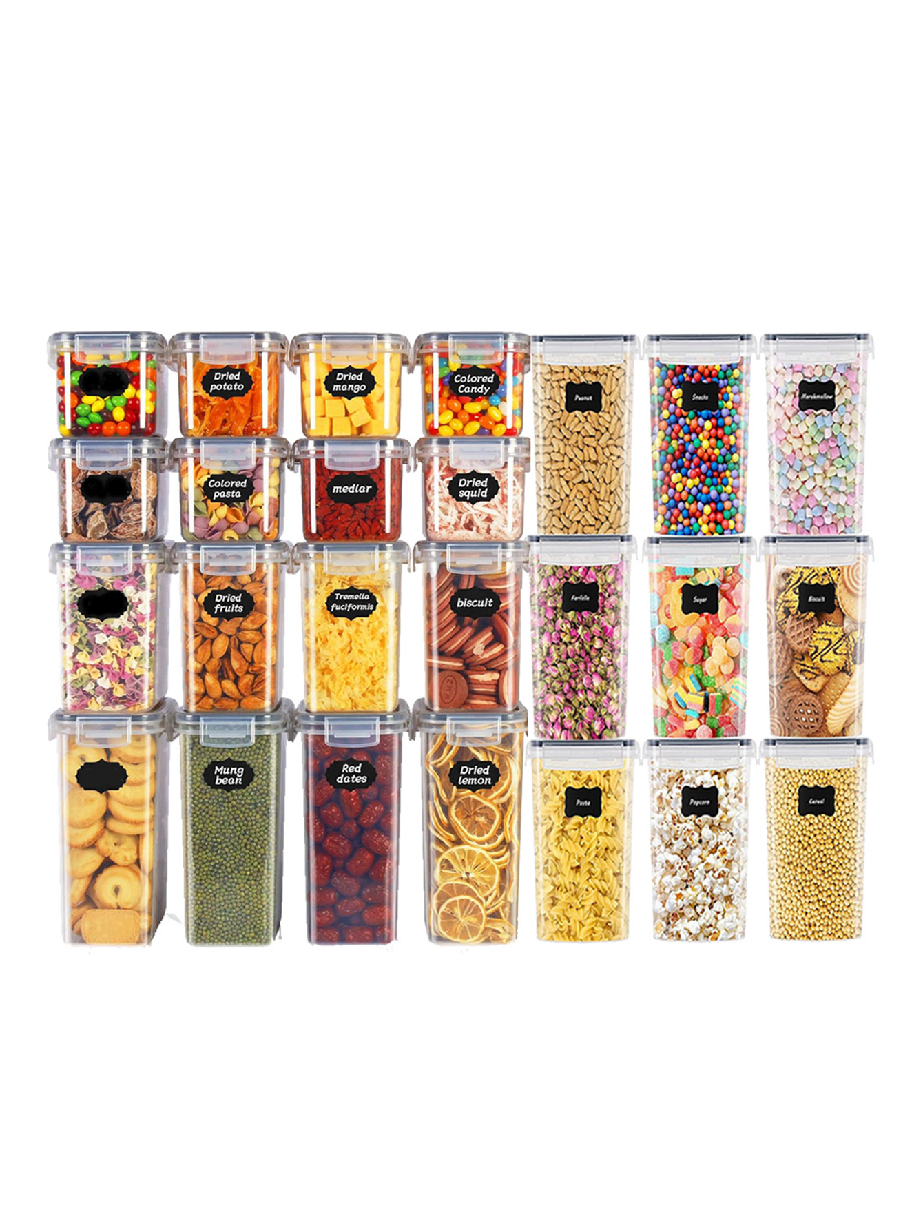48 stuks, verzegelde voedselbe - Kitchen Gadgets Organizer recensie en prijs